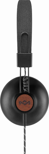 The House Of Marley Positive Vibration 2.0 Wired On Ear Headphones with Radio Black
