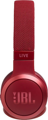 JBL Live 400BT Ασύρματα/Ενσύρματα On Ear Ακουστικά με 24 ώρες Λειτουργίας Κόκκινα