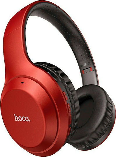 Hoco W30 Fun Move Wireless / Wired Over Ear Headphones with 8 hours of Operation Red