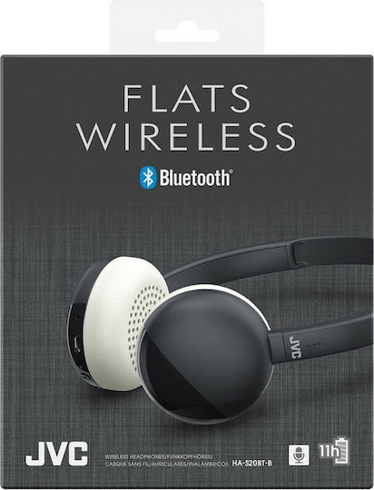 JVC HA-S20BT Fără fir Bluetooth On Ear Căști cu Radio cu 11 ore de Funcționare Negre