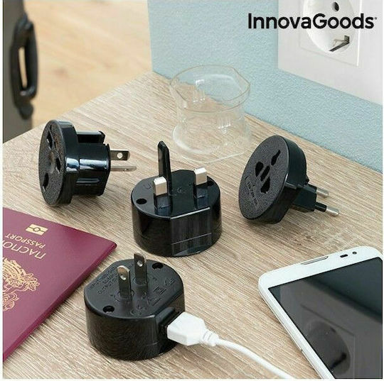 InnovaGoods Αντάπτορας Πρίζας από Universal με 1 Θύρες USB