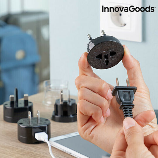 InnovaGoods Αντάπτορας Πρίζας από Universal με 1 Θύρες USB