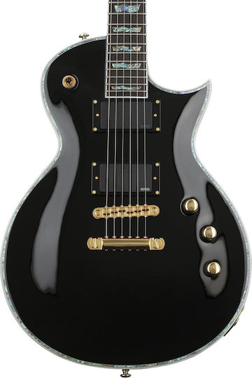ESP LTD EC 1000 Chitară Electrică Tăietură unică cu HH Configurație Doze Neagră
