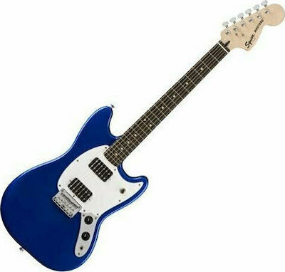 Fender Squier Bullet Ηλεκτρική Κιθάρα 6 Χορδών με Ταστιέρα Indian Laurel και Σχήμα Mustang σε Μπλε Χρώμα