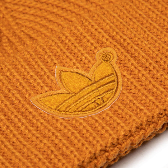 Hero Adidas Blue Version Beanie Orange Beanie Unisex Σκούφος με Rib Πλέξη Focus Orange