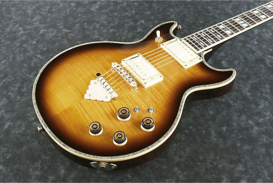 Ibanez AR420 Elektrische Gitarre SG mit HH Tonabnehmerkonfiguration Violin Sunburst