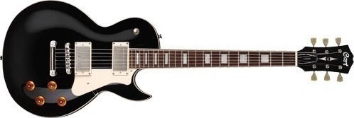 Cort CR200 Electric Guitar Single cut with HH Pickup Configuration Black