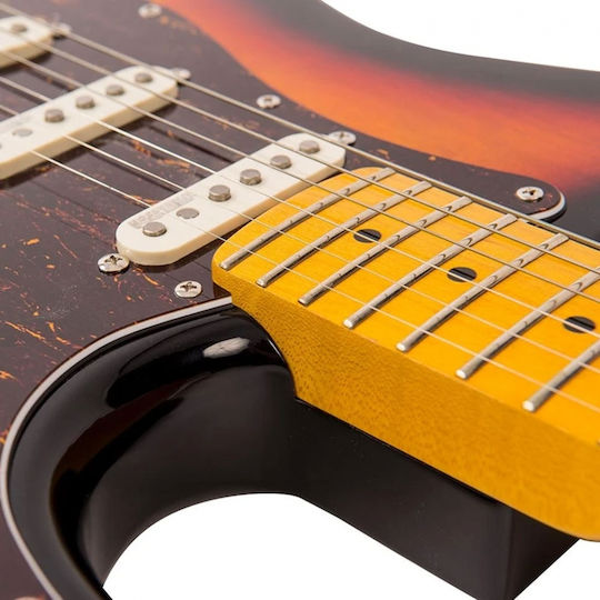 Vintage V6M ReIssued Ηλεκτρική Κιθάρα ST Style με SSS Διάταξη Μαγνητών Sunburst