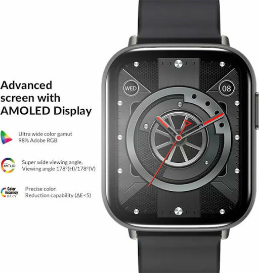 HiFuture Futurefit Ultra Smartwatch με Παλμογράφο (Μαύρο)