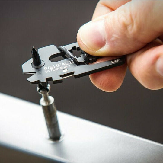 True Utility Multitool Schwarz mit Scheide