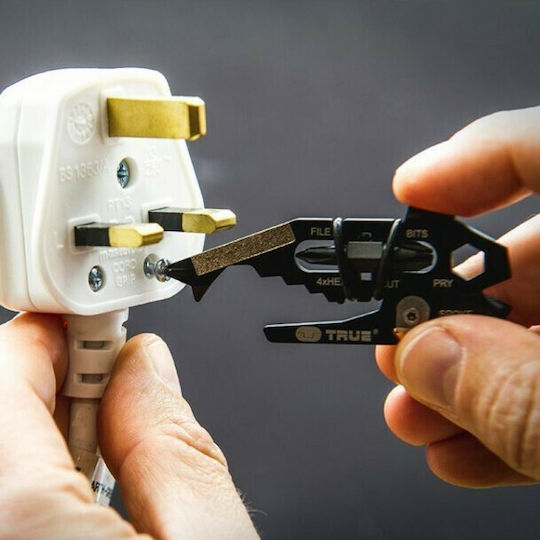 True Utility Multitool Schwarz mit Scheide