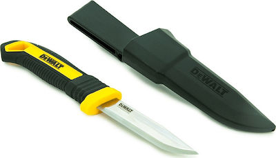 Dewalt DWHT1 Knife Yellow with Blade made of Steel in Sheath