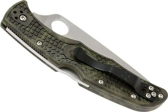 Spyderco Delica 4 Zome Σουγιάς Χακί σε Θήκη