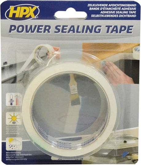 HPX Изолационна Лента 38мм x 1.5м Power Sealing Бяла