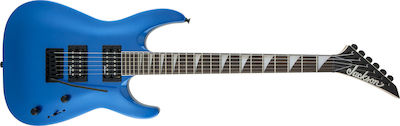 Jackson Electric Guitar JS Series Dinky Arch Top JS22 DKA with HH Pickups Layout, Tremolo, Amaranth Fretboard in Metallic Blue