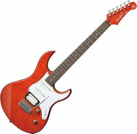 Yamaha PAC-212VFM Elektrische Gitarre Stratocaster mit HSS Tonabnehmerkonfiguration Brown
