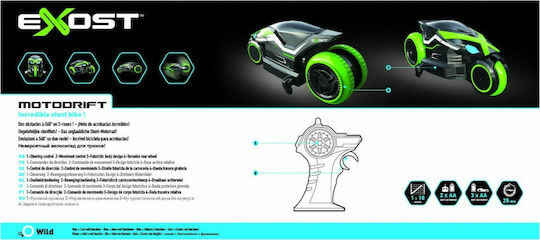 Exost Motodrift Τηλεκατευθυνόμενη Μοτοσυκλέτα Drift Πράσινο