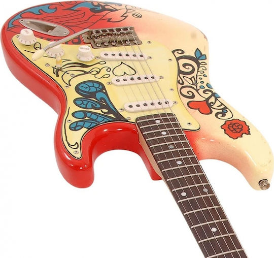 Vintage V6 Thomas Blug Signature Електрическа Китара Stratocaster с Магнитна Конфигурация SSS Summer of Love