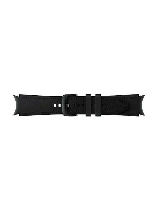 Samsung S/M Armband Leder Schwarz (Galaxy Watch4 / Watch5 / Watch5 Pro) ET-SHR88SBEGEU