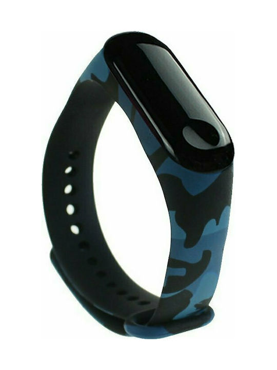 Λουράκι Σιλικόνης Army Blue (Mi Band 3/4)