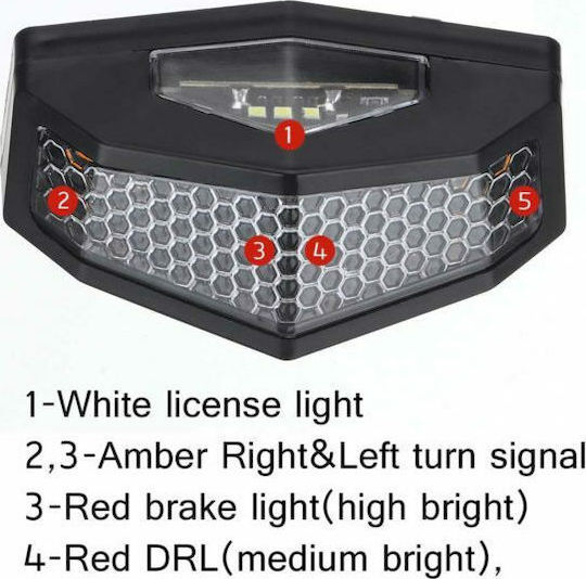 Rücklicht Motorrad LED 1Stück