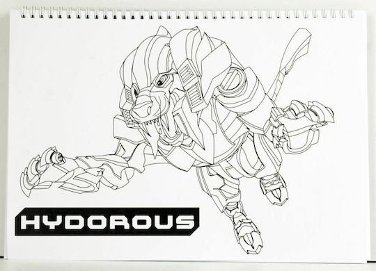 Gim Μπλοκ Ζωγραφικής Bakugan C4 22.9x32.4cm 40 Φύλλα