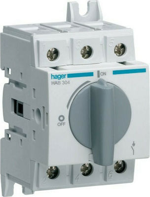 Hager 3-Poles Changeover Panel Push Button Changeover Switch 63A