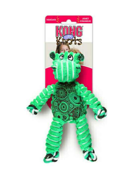 Kong Floppy Knots Плюшена Игра Куче със Звук Medium / Large 36εκ. Син 1бр