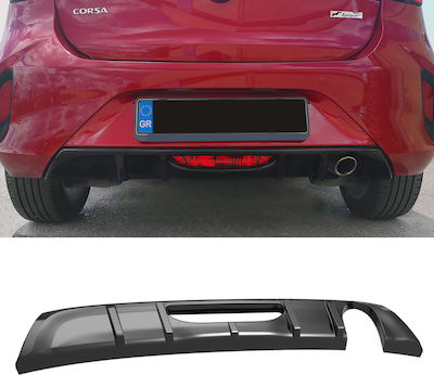 ABS Motordrome K-163-002 Rear Bumper Skirt Diffuser Suitable for Opel Corsa F 2019-