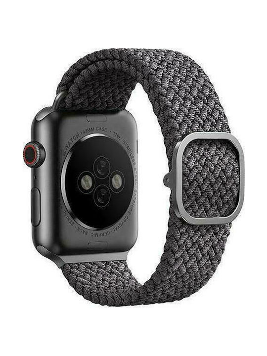 Uniq Aspen Braided Λουράκι Υφασμάτινο Granite Grey (Apple Watch 38/40/41mm)
