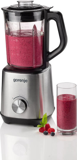 Gorenje B1000GE Blender for Smoothies with Glass Jug 1.5lt 1000W Inox