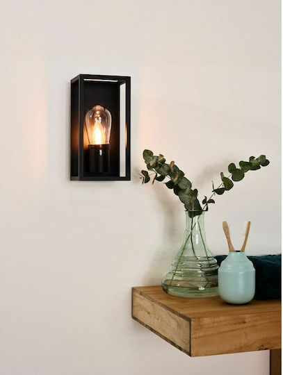 Lucide Lightning Carlyn Стенно Външно Осветително Тяло 12.6x12.5x25см Lucide Lightning Carlyn Стенно Външно Осветително Тяло 12.6x12.5x25см