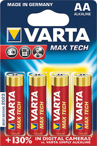 Varta Longlife Max Power Αλκαλικές Μπαταρίες AA 1.5V 4τμχ