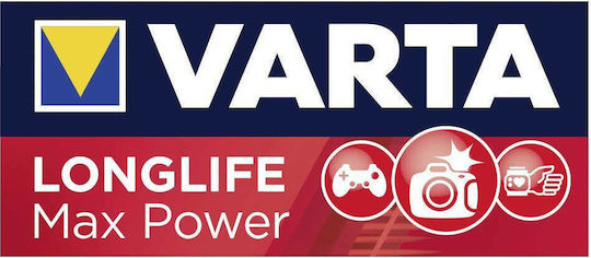 Varta Longlife Max Power Αλκαλικές Μπαταρίες AA 1.5V 4τμχ