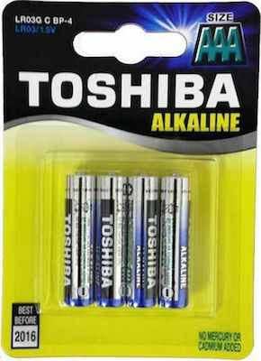 Toshiba High Power Αλκαλικές Μπαταρίες AAA 1.5V 4τμχ