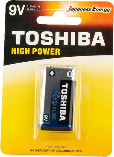 Toshiba Αλκαλική Μπαταρία 9V 1τμχ