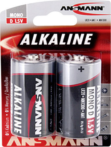 Ansmann Αλκαλικές Μπαταρίες D 1.5V 2τμχ