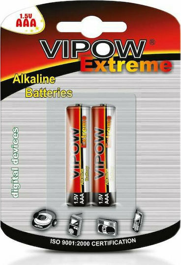 Vipow Extreme Alkaline Batterien AAA 1.5V 2Stück
