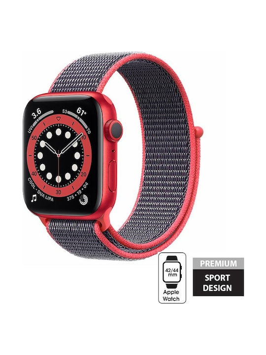 Crong Strap Fabric Pink (Apple Watch 44/45/46mm/Ultra 49mm) CRG-44NLB-PNK