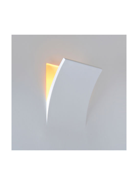 VK Lighting Paralelogram Tencuială Spot Încorporat cu Soclu E14 Alb 33x25cm. 1buc