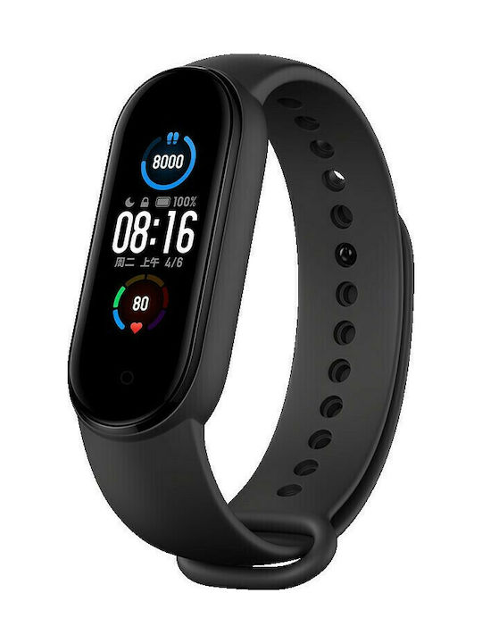Ancus Curea Silicon cu ac Negru (Mi Smart Band 5/Mi Smart Band 6) 31324