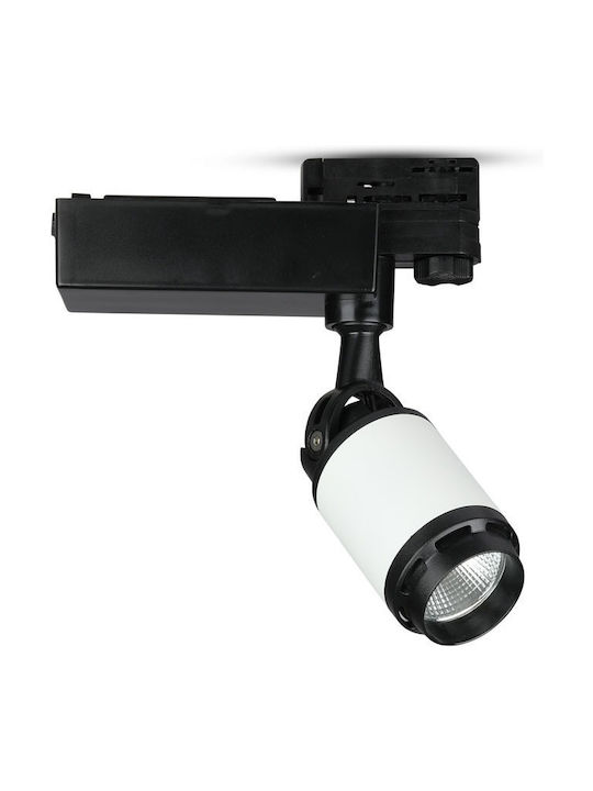 V-TAC Single LED Cool White Spot in Black Color