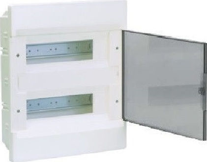 Hager Cosmos Walled 12-Elements Fuse Box with 2 Rows W277xH320xD72mm VR212TD