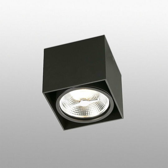 Faro Barcelona Tecto Einzel Spot mit Fassung null in Schwarz Farbe