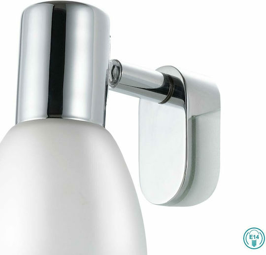 Eglo Sticker Einzel Spot mit Fassung E14 in Silber Farbe