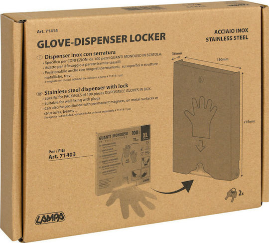 Lampa Metal Box for Gloves Other Medical Equipment L7141.4