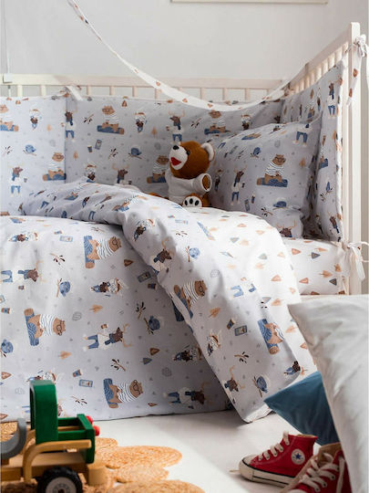 Vesta Home Baby Quilt Woodland 120x160cm Ciel