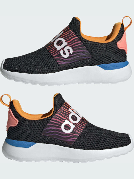 Lite Racer Adapt 4.0 K Kids Sports Shoes Running Slip-On Core Black / Acid Red / Blue Rush