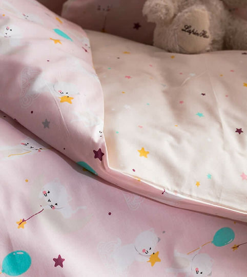 Vesta Home Cat Бебешка кувертюра от полиестер Розов 120x160см