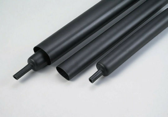 SAS Heat-Shrink Tubing with Internal Adhesive and Shrinkage Ratio 3:1 9mm Black AK-TH-038